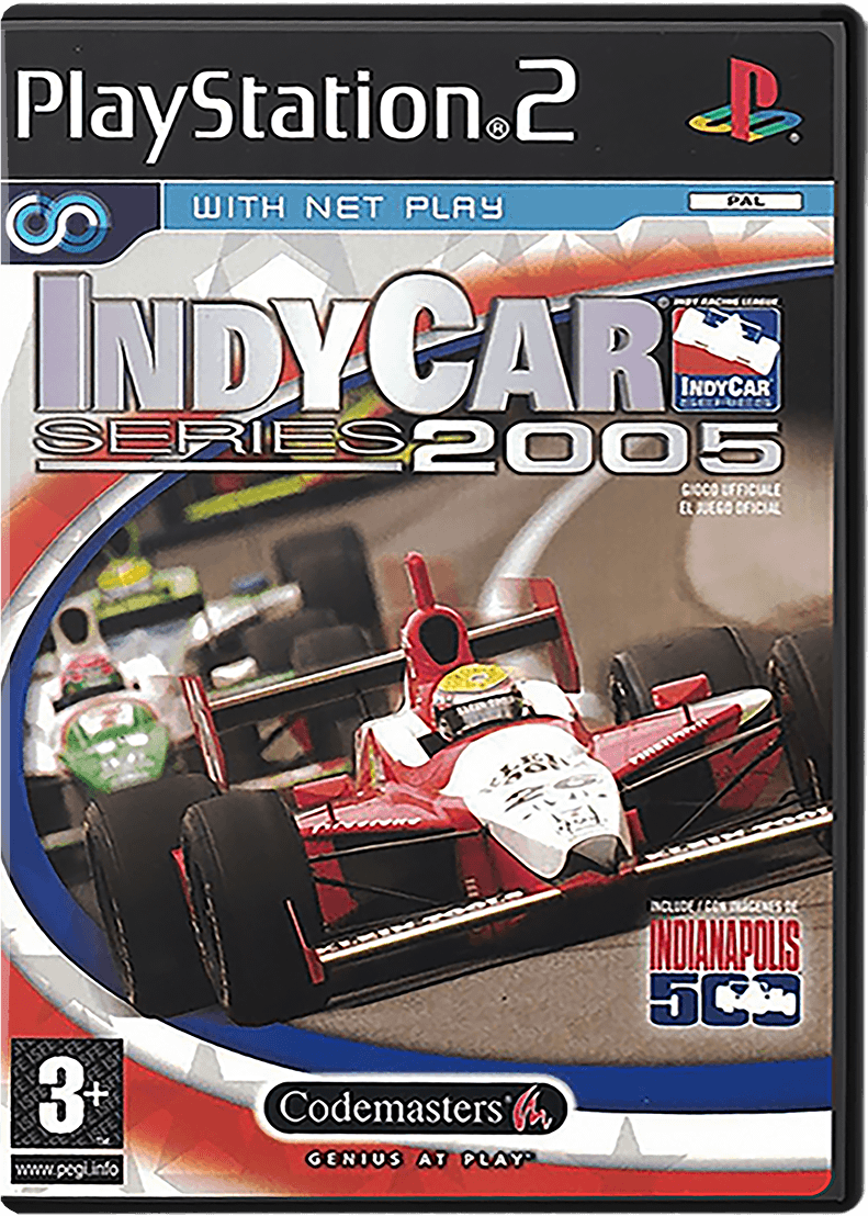 IndyCar Series 2005 box art for Playstation 2